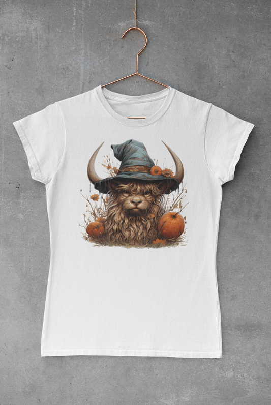 Highland Cow Halloween V.17 Transfer