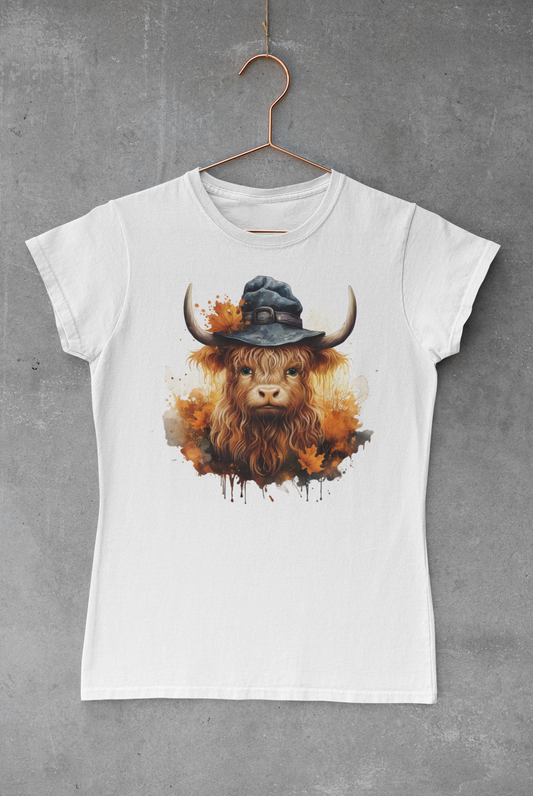 Highland Cow Halloween V.19 Transfer