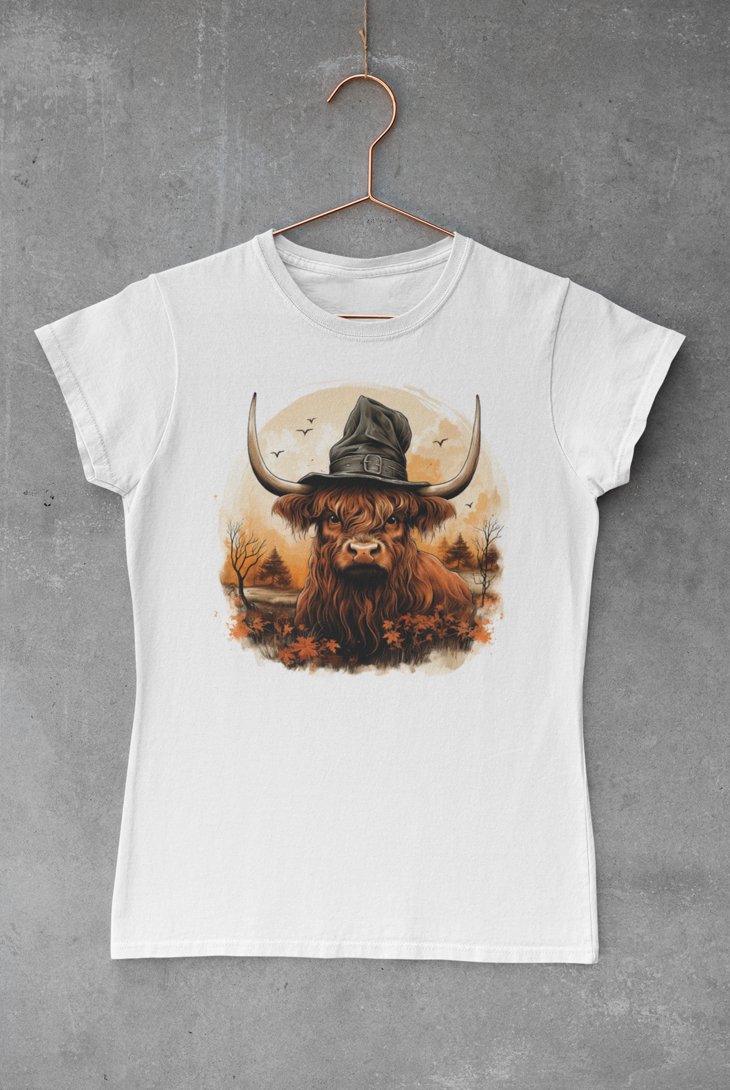 Highland Cow Halloween V.22 Transfer