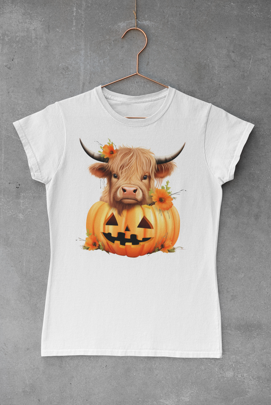 Highland Cow Halloween V.25 Transfer
