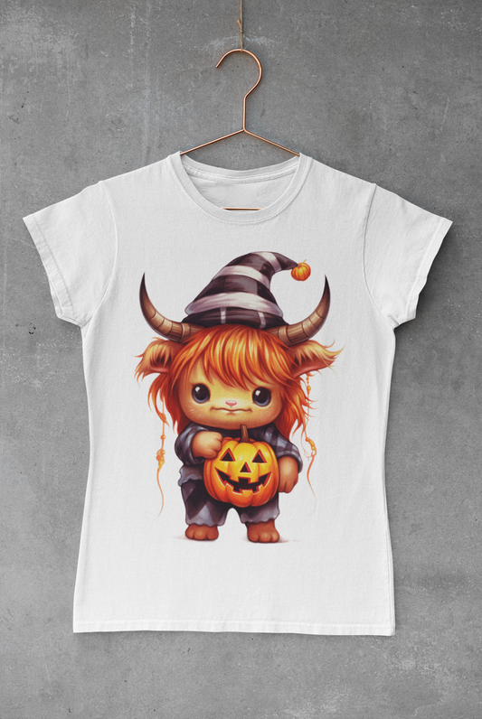 Highland Cow Halloween V.28 Transfer