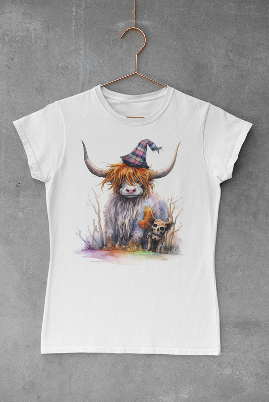 Highland Cow Halloween V.33 Transfer