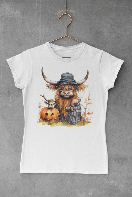Highland Cow Halloween V.34 Transfer