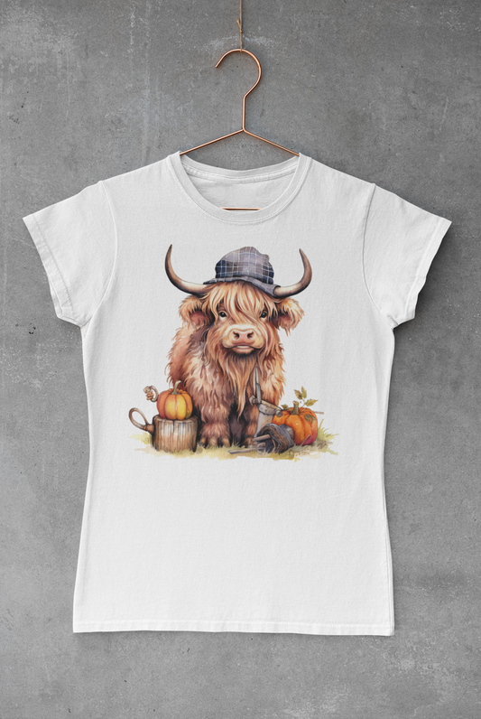Highland Cow Halloween V.36 Transfer