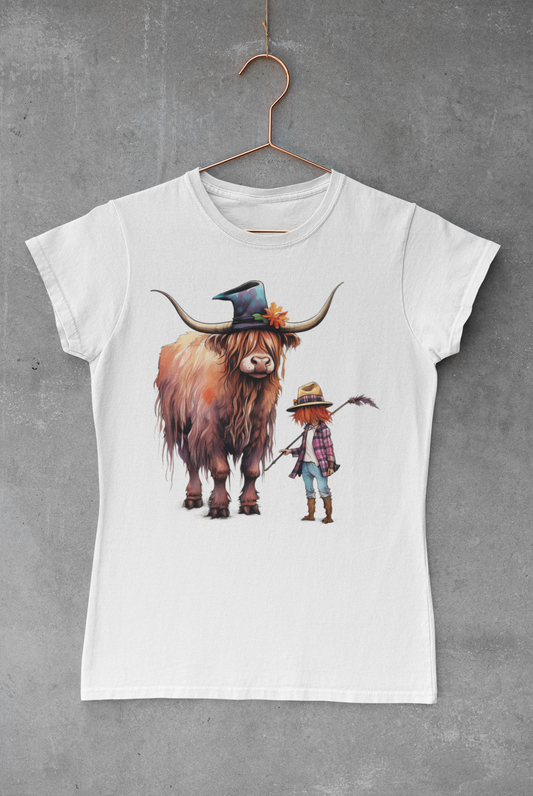 Highland Cow Halloween V.39 Transfer