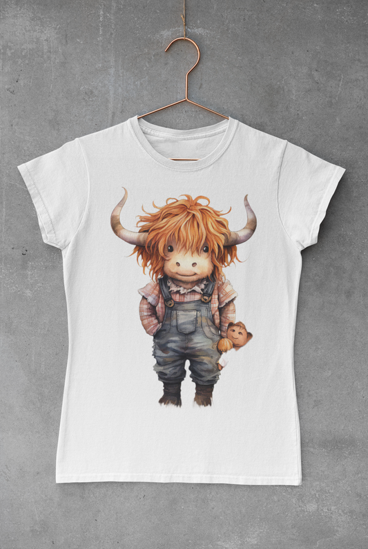 Highland Cow Halloween V.42 Transfer