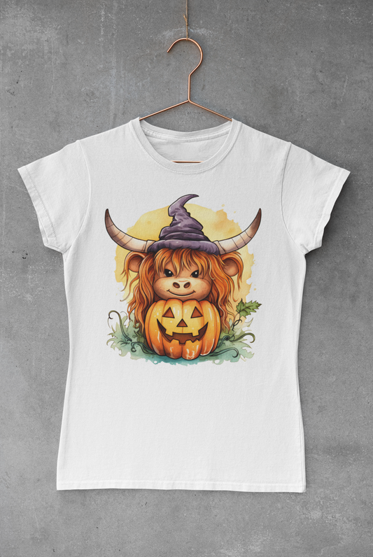 Highland Cow Halloween V.57 Transfer