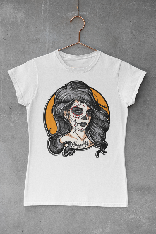 Sugar Skull Catrina Transfer