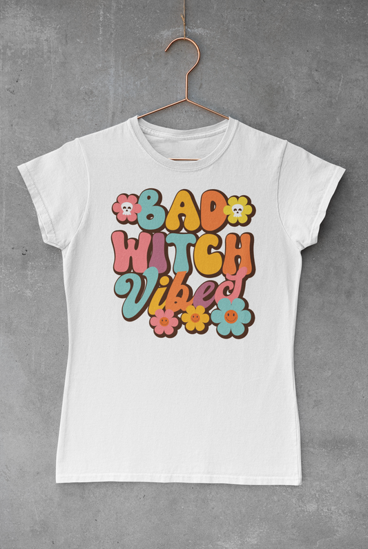 Bad Witch Vibes Daisies Transfer