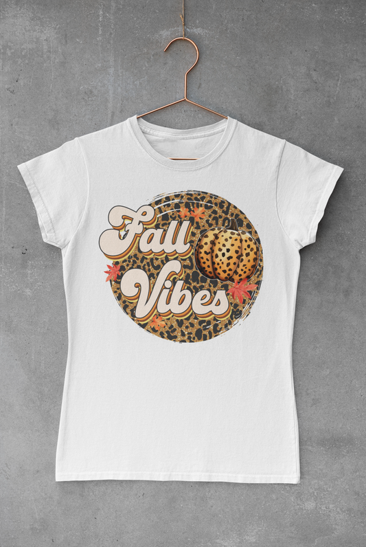 Fall Vibes Leopard Print Transfer