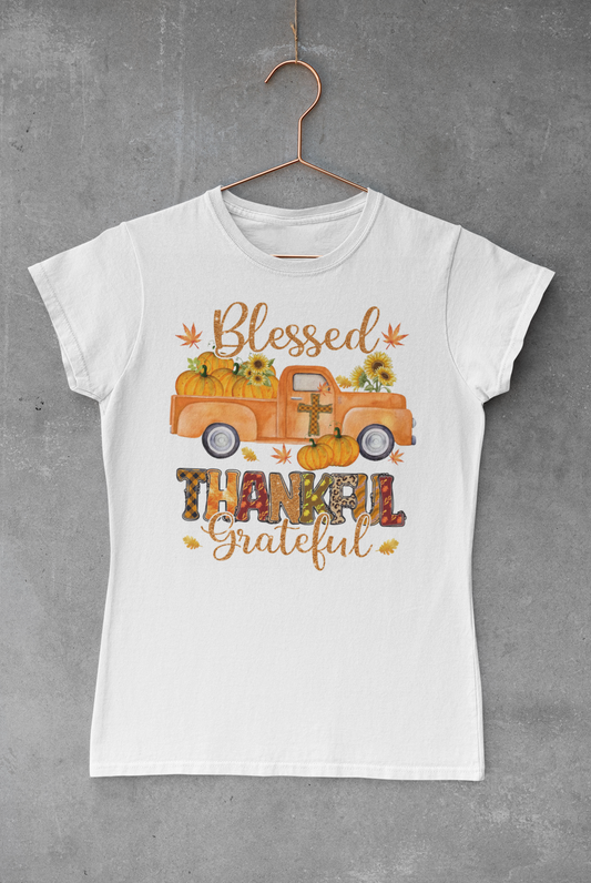 Blessed, Thankful, Grateful Transfer