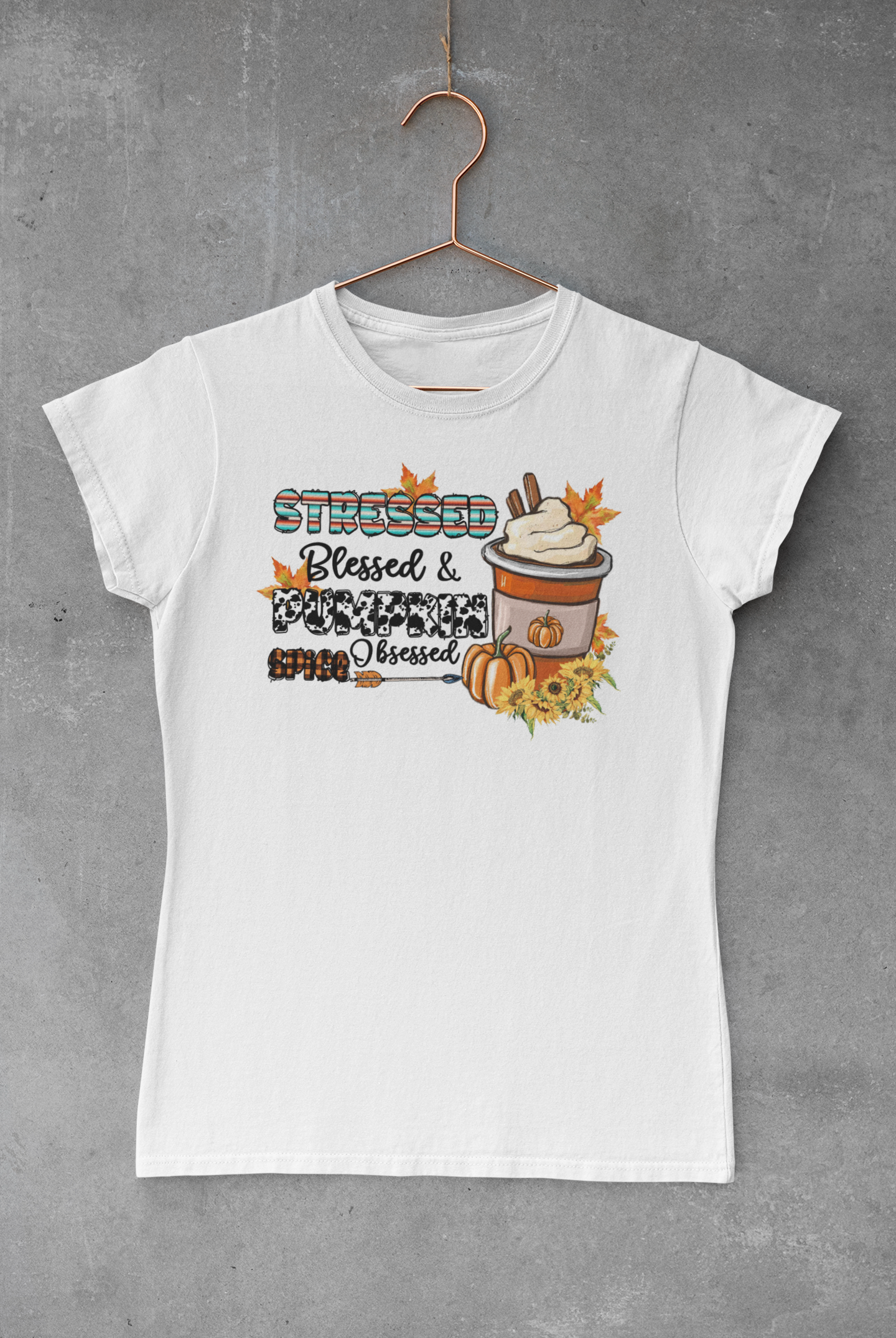 Stressed, Blessed, Pumpkin Obsessed Transfer