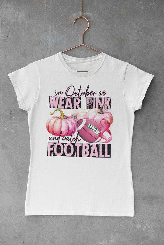 Breast Cancer Pumpkin Fall Transfer