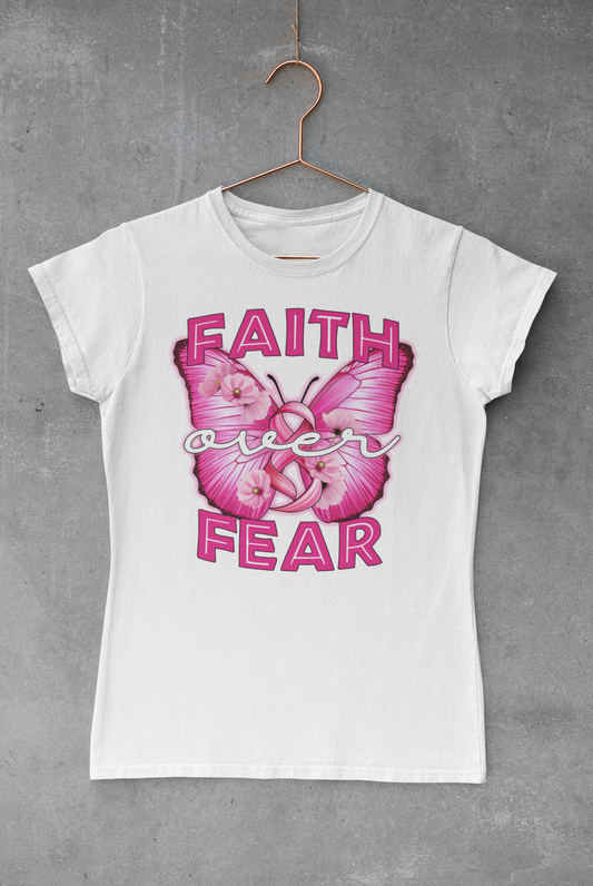 Faith Over Fear Butterfly Transfer