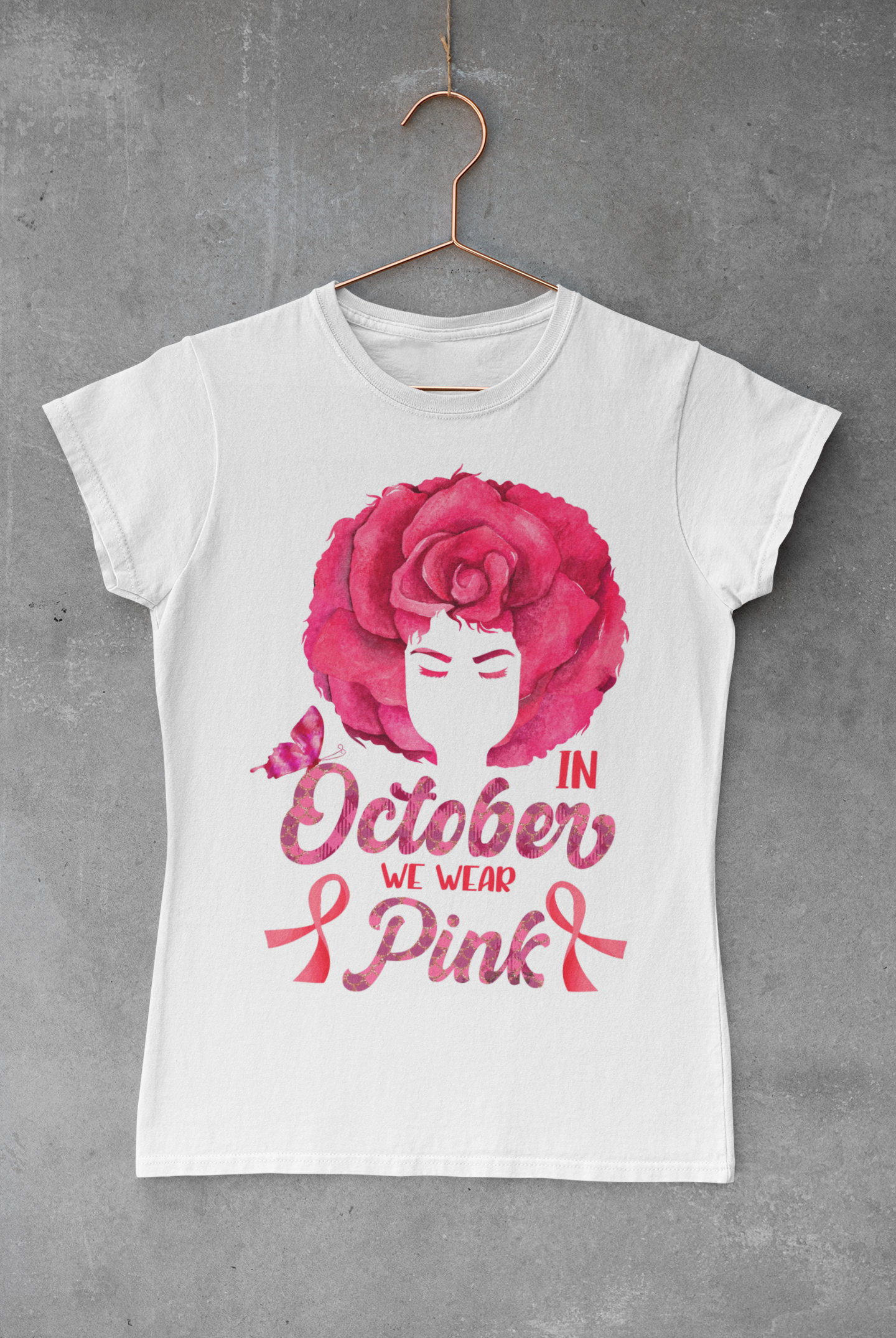 We Wear Pink Girl Transfer