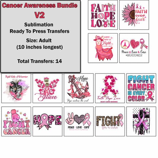 Breast Cancer Awareness Transfer Bundle 2
