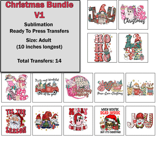 Christmas Transfer Bundle 1