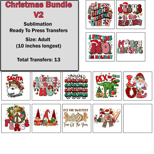 Christmas  Transfer Bundle 2