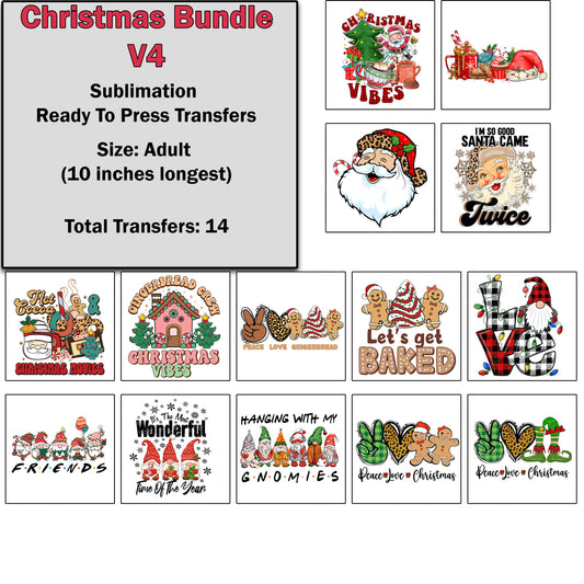 Christmas Transfer Bundle 4
