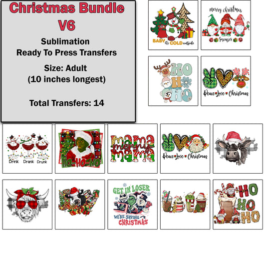 Christmas Transfer Bundle 6