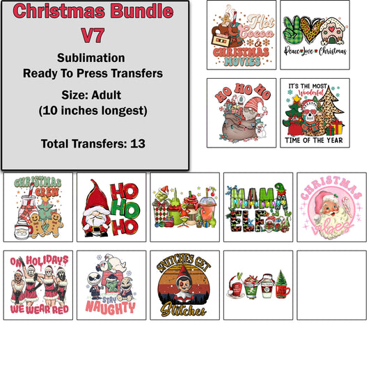 Christmas Transfer Bundle 7