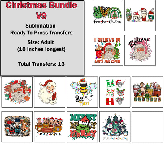 Christmas Transfer Bundle 9
