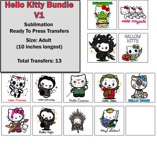 Hello Kitty Transfer Bundle 1