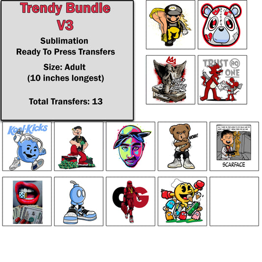 Trendy Transfer Bundle 3