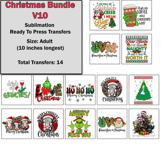 Christmas Transfer Bundle 10