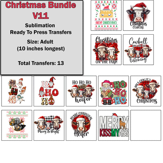 Christmas Transfer Bundle 11