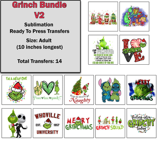 Grinch Transfer Bundle 2