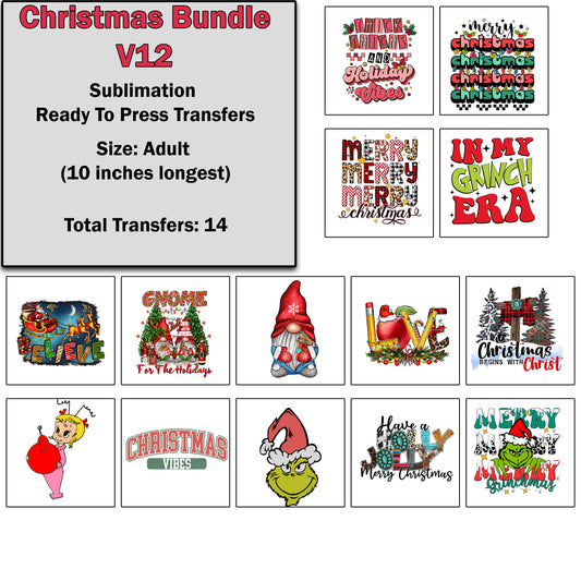 Christmas Transfer Bundle 12