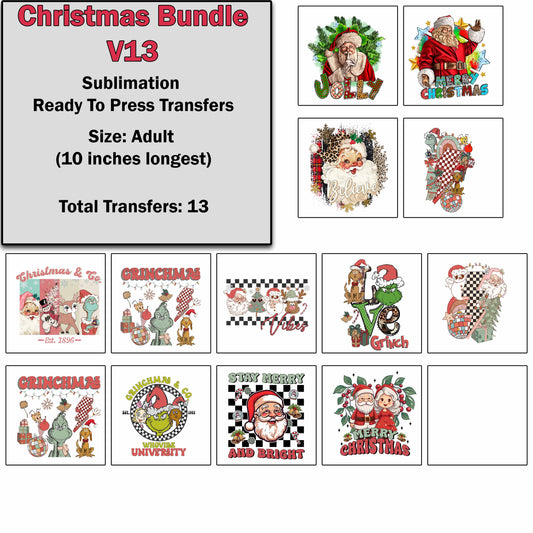 Christmas Transfer Bundle 13