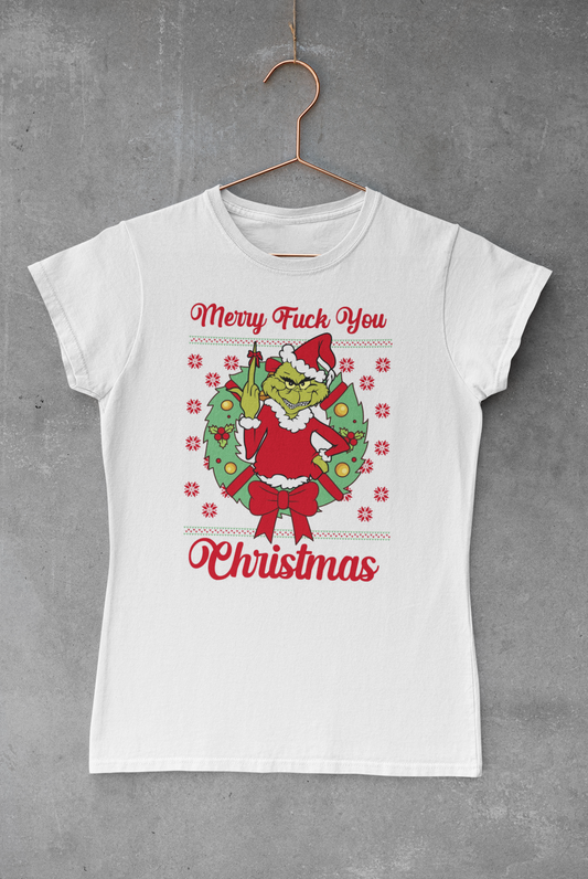 Grinch Ugly Sweater Transfer