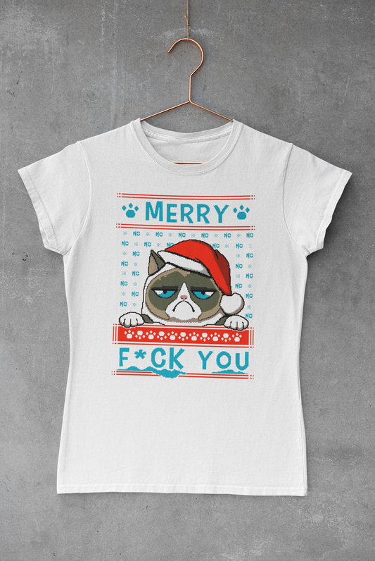 Cat Ugly Sweater Transfer