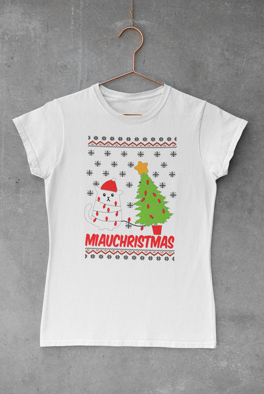 MiauChristmas Ugly Sweater Transfer