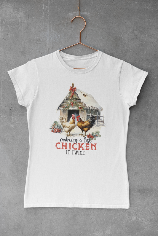 Christmas Chickens Transfer