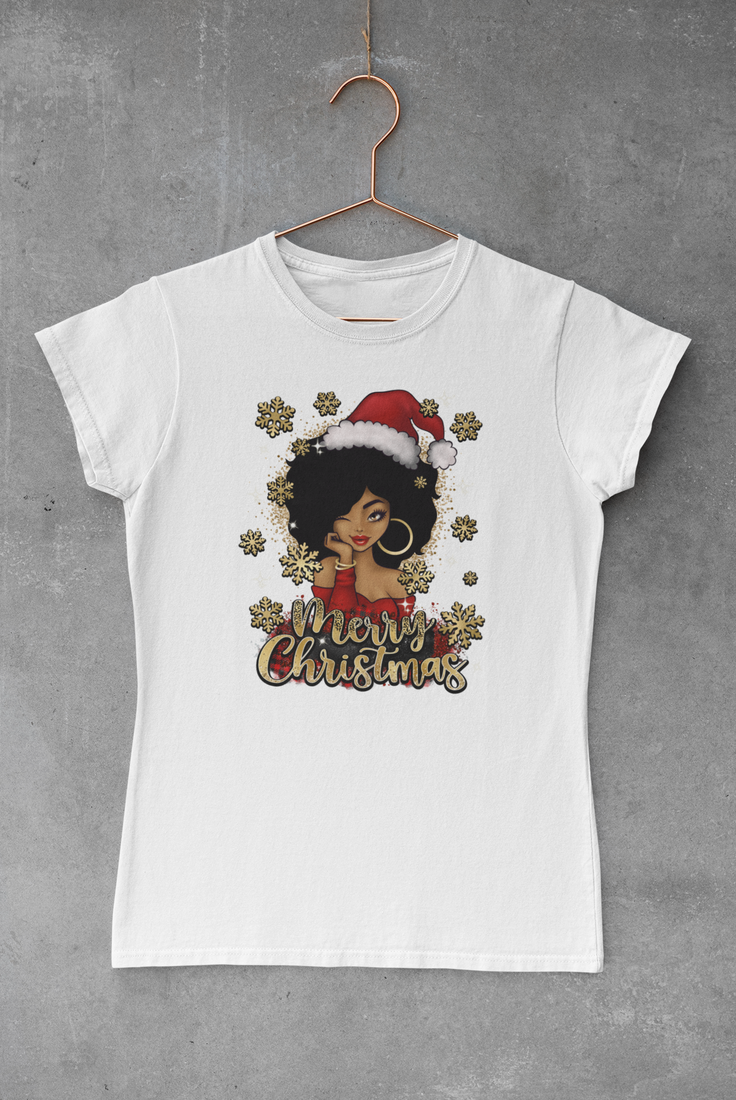 Merry Christmas Girl Transfer