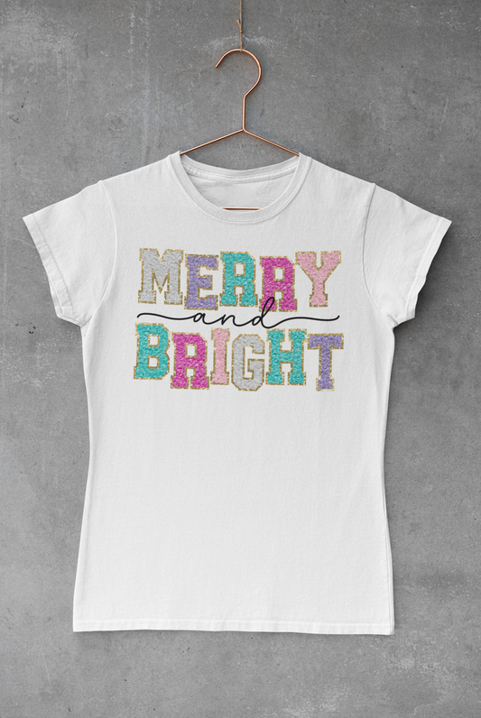 Cute Merry & Bright Transfer
