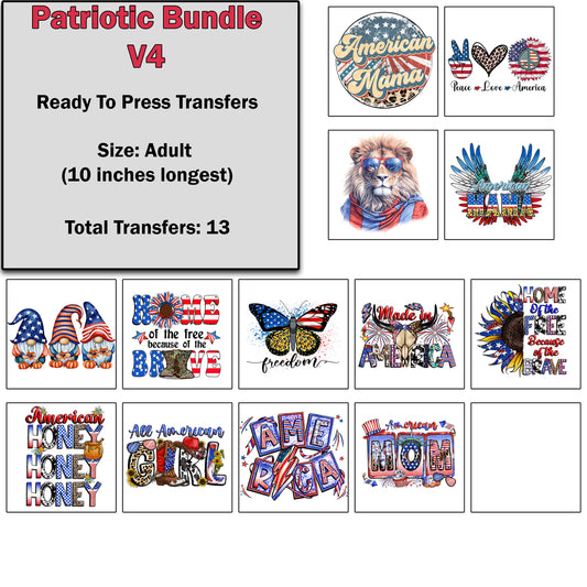 Patriotic Transfer Bundle 4
