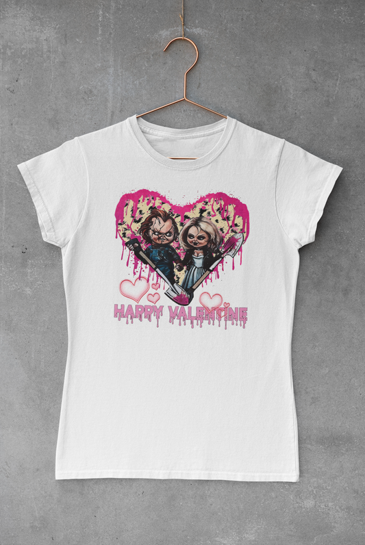 Chucky & Bride Valentine Transfer