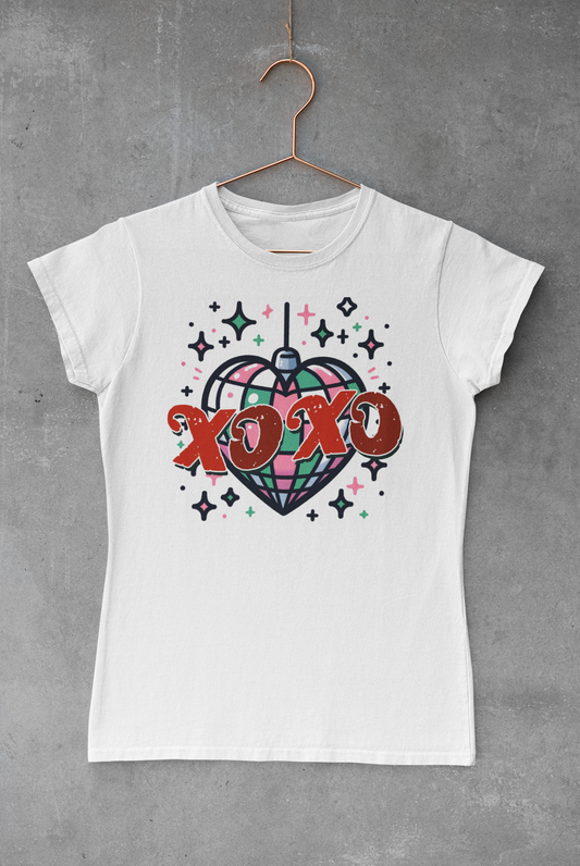 XOXO Disco Ball Transfer