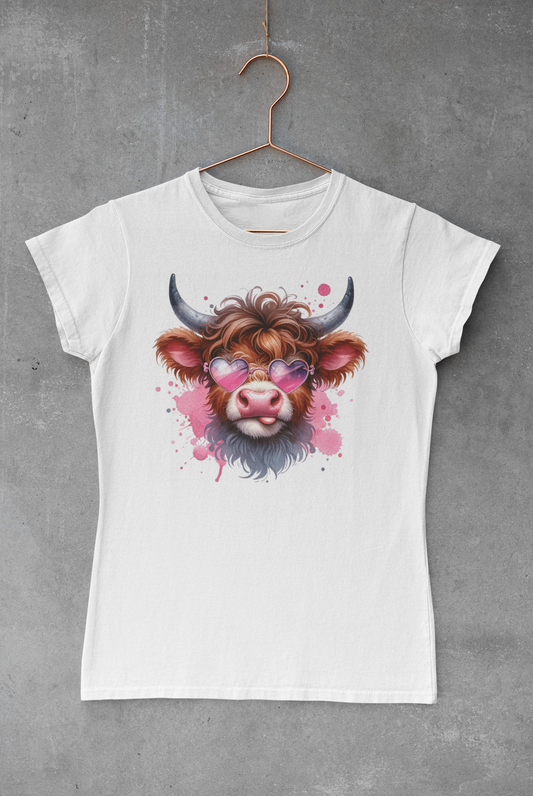 Highland Cow Valentine V.4 Transfer