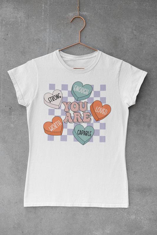 You Are Conversation Hearts Transfer