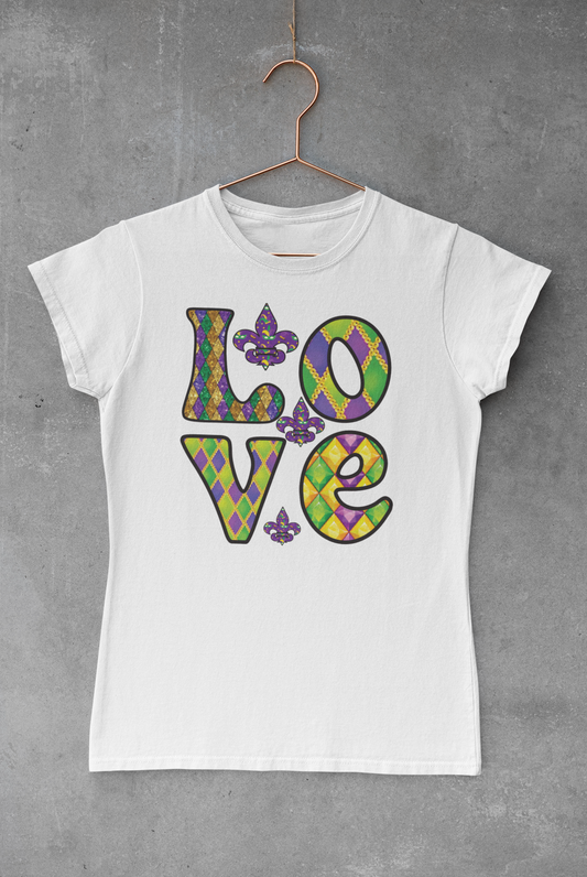 Love For Mardi Gras Transfer