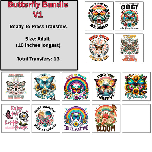 Butterfly Transfer Bundle 1
