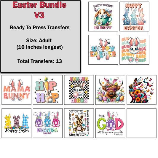 Easter Transfer Bundle 3