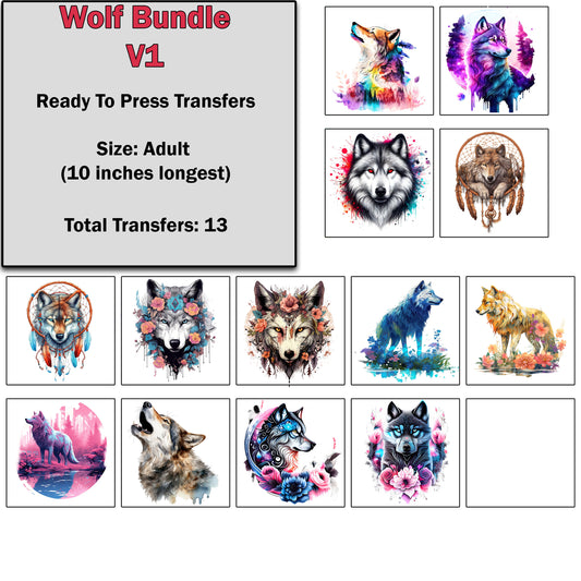 Wolf Transfer Bundle 1