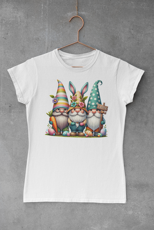 Cute Easter Gnomes Transfer