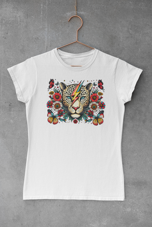 Floral Jaguar Transfer